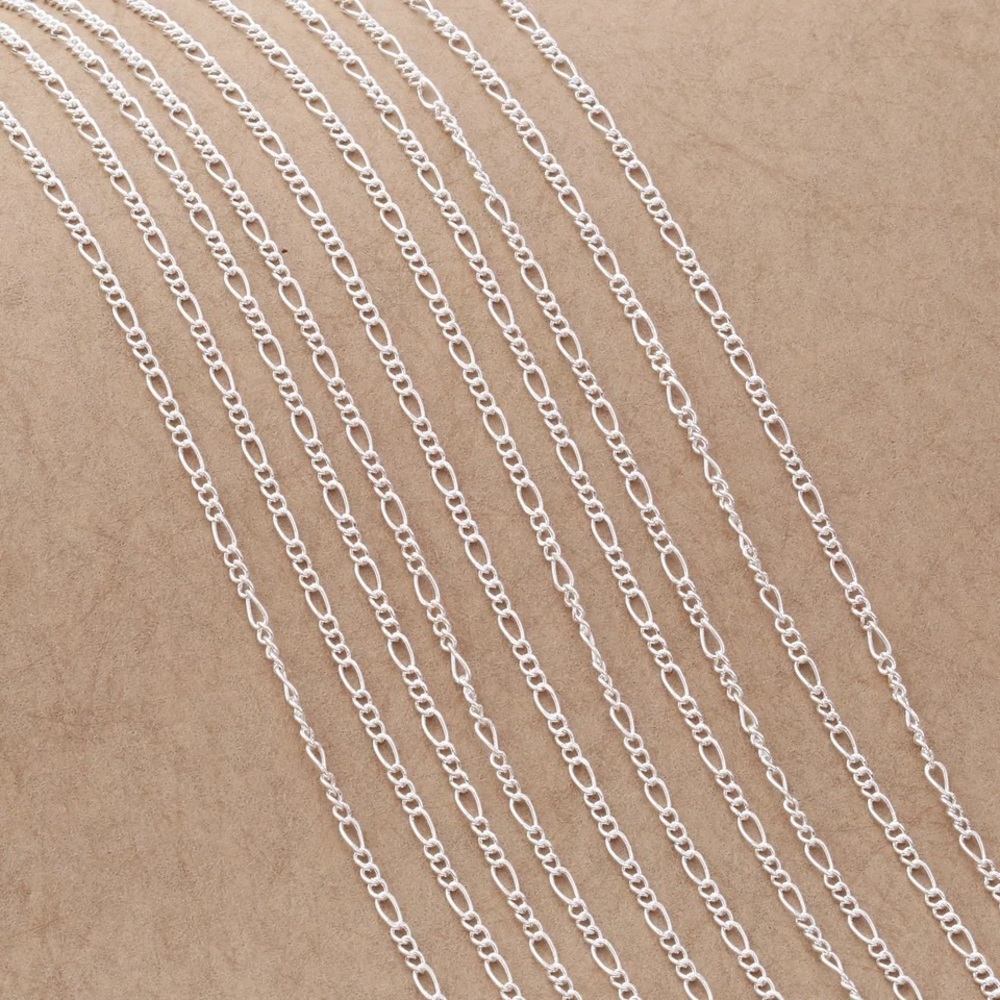 1-10 Anthro 925 Sterling Silver Snake Chain 1 out of 10 Styles Necklace - Picture 15 of 16